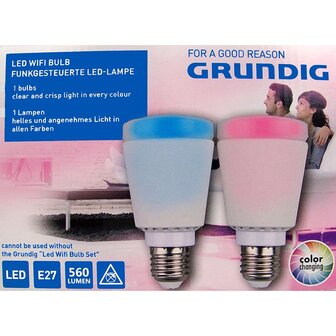Grundig Lamp met WIFI &amp; LED kleurschakeringen