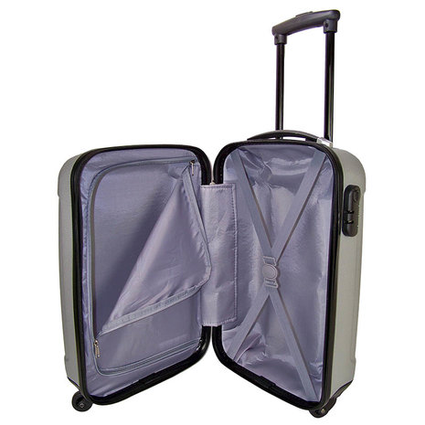 Ceruzo handbagage koffer ABS zilver